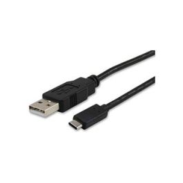 Equip Cable USB 2.0 Tipo A a USB Tipo C Reversible 1 Metro, Conector Niquelado, PVC, AWG30, Negro Precio: 6.50000021. SKU: B1FFZKKC4N