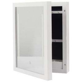 Cosmetic Club Espejo Joyero Armario con LED para Cosméticos y Joyas 30x9.3x40.2 cm