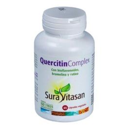 SURA VITASAN Quercitina Complex 45 Cápsulas - Complemento Alimenticio con Quercitina, Bioflavonoides, Bromelina y Rutina Precio: 27.5. SKU: B1B359VBKD