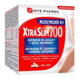 FORTE PHARMA Xtraslim 700 45+ Adelgazante Quema Grasa Rápida, Pesa hasta 700 kcal/día, 120 Cápsulas Precio: 55.99. SKU: B1HMG5RPFX