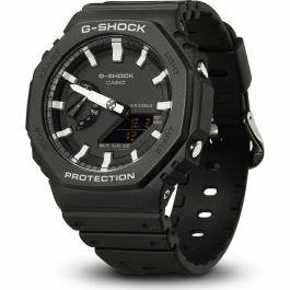 Casio G-SHOCK Reloj Multifunción Resistente a Impactos LED Neobrite Cronómetro Cuenta Regresiva Caja y Pulsera de Resina Negro