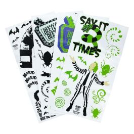 PALADONE Vinilo de Pared Beetlejuice 44x23cm - Decoración Brillante en la Oscuridad, Resistente al Agua y Removible