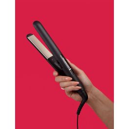 Remington Plancha de Pelo Ceramic Slim S1510 Antiestática Cerámica Turmalina Teflón Calentamiento Rápido 220°C Placas Extra Largas Negro