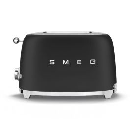 Smeg TSF01BLMEU Tostadora Negro, Acero inoxidable, 950W