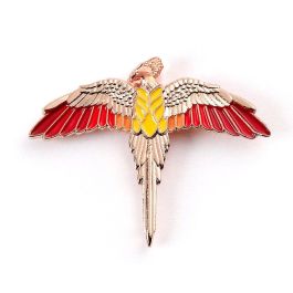 THE CARAT SHOP Pin Badge Fawkes Harry Potter de Aleación Chapada en Oro Rosa con Detalles de Color