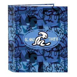 Carpeta Carton Folio 4 Anillas Safta Lomo Ancho El Niño Roller