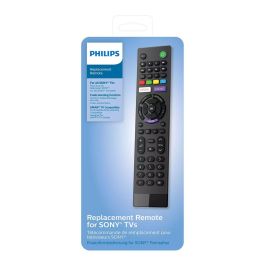 Philips Mando a distancia SRP4020/10 compatible con TV Sony, Negro