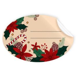 Etiquetas Regalo Adh. Rollo 250 Uds. Ovaladas 60X40 Navidad Pascueros Precio: 13.50000025. SKU: B1DBX88KFJ