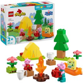 LEGO 10452 DUPLO Peppa Pig Camping Holiday - Juego de Construcción para Niños de 2 Años