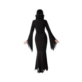 Disfraz Fantasma Sexy de Mujer para Halloween, Vestido Ajustado con Mangas Anchas, Talla XS-S, Color Negro