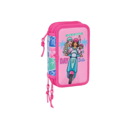 Safta Plumier Escolar Triple Cremallera 37 Piezas Barbie 195x125x55 mm Precio: 29.49999965. SKU: B17XCALY95