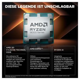 HP OMEN GT16-1472ng Gaming Desktop 35L - RYZ7 9800X3D, 32GB RAM, 1TB SSD, NVIDIA GeForce RTX 5070 Ti, Windows 11 Home