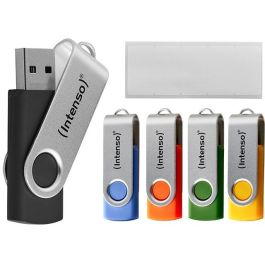 Intenso USB Stick 3.2 Multipack x5 256GB Office Line Memoria USB Giratoria Multicolor