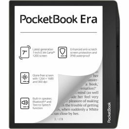 Pocketbook Era Ereader 7 Pulgadas Pantalla E Ink Carta 1200, 16GB, Bluetooth, Resistente al Agua IPX8, Plata Precio: 216.5000002. SKU: B1CDKS3VQR