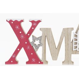 DKD Home Decor Decoración Navidad Tradicional Set 6 Unidades MDF Colores Surtidos Natural Rojo Blanco 2 x 16.5 x 28 cm DKD Home Decor Decoración Navidad Tradicional Set 6 Unidades MDF Colores Surtidos Natural Rojo Blanco 2 x 16.5 x 28 cm