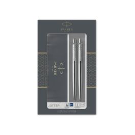 Juego Parker Jotter Duo Acero Ct Boligrafo + Portaminas