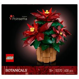 LEGO 10370 Icons Flor de Pascua, Juego Construcción 608 Piezas, 18+ Años