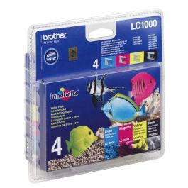 Brother LC1000 Cartuchos de tinta Multipack de 4 colores (Negro, Cian, Magenta, Amarillo) para Brother DCP, MFC y Fax Precio: 73.59000022. SKU: S8401949