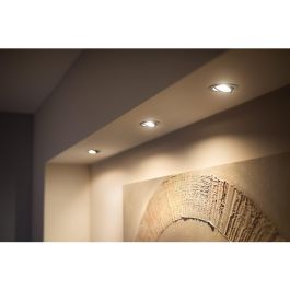 Philips Hue White Ambiance Milliskin Einbaustrahler 3 flg. Aluminio 3x350lm