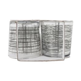 Set 4 Vasos Pinta 340 cc Black Li - LAV (6 Cajas) Set 4 Vasos Pinta 340 cc Black Li - LAV (6 Cajas)