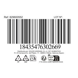 La Mediterranea Set de 2 Tazas para Café con Leche 21Cl Lima Liso (36 Cajas)