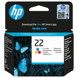 HP Cartucho de Tinta 22 C9352Ae Tricolor Chorro de Tinta 5 ml Precio: 41.50000041. SKU: S7134658