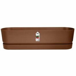 Greenville Oval Planter - Plastic - Ø70 - marrón congelado