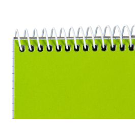 Cuaderno Espiral Liderpapel Bolsillo Doceavo Apaisado Smart Tapa Blanda 80H 60 gr Cuadro 4 mm Colores Surtidos