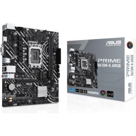 ASUS PRIME H610M-K ARGB Placa Base Intel LGA 1700 DDR5 micro ATX H610 para Core i3/i5/i7/i9/Celeron/Pentium