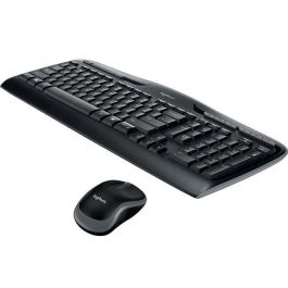 Logitech Combo Inalámbrico MK330 Teclado y Ratón con 11 Teclas de Acceso Rápido y 4 Teclas Programables, Batería de Larga Duración
