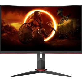 AOC C27G2Z3/BK Monitor Gaming Curvo Full HD de 27" (68,6 cm), 280Hz, 0.5ms, Fast VA, HDR10, Negro/Rojo