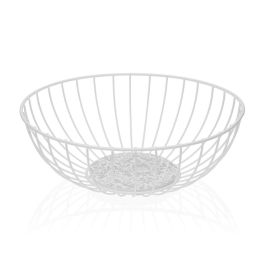 Frutero Versa Damasco Blanco Metal Acero Madera MDF 28 x 10 x 28 cm Precio: 9.5000004. SKU: B18QDPNQ4N