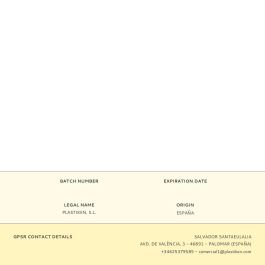 Plastiken Jardinera Limited 10x25cm Blanco