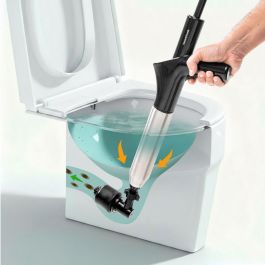 Desatascador de Aire Comprimido de Alta Presión con Accesorios y Manómetro 5 en 1 Jetpro InnovaGoods