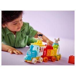 Lego Tren de los Números 10954, Juego de Construcción Educativo para Aprender a Contar, a Partir de 18 Meses, 23 Piezas