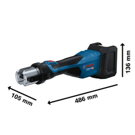 Bosch Professional Kit Crimpadora Hidráulica GPT 18V-32 32 kN con RFz 12/16/20, AAAUR44839, Sin Batería/Cargador, en XL-Boxx