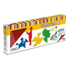 Juego 4 tangrams de madera, hasta 4 jugadores y 3 niveles de dificultad 31,5x18x3 cm Precio: 10.63469. SKU: S2411635