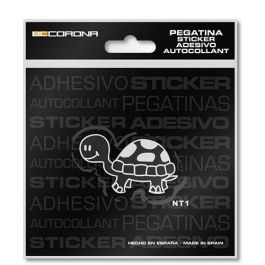 Abc Adhesivo Familia Tortuga Cs5 ADH06684 Adhesivo para coche