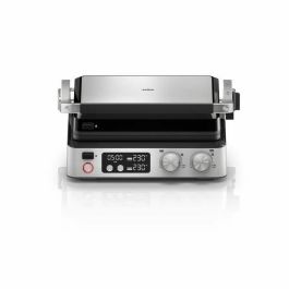 Braun BRA1697703395607 Parrilla multifunción Multi Grill 7, 2000 W, 3 posiciones de calentamiento, Negro/Acero