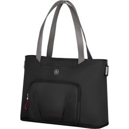 Wenger Motion Deluxe Tote - Bolsa para portátil de 16 pulgadas (40,64 cm) - Negro Chic