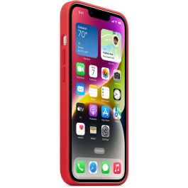 Apple MW5U3ZM/A Funda de Silicona MagSafe para iPhone 14 (6.1") – (PRODUCT)RED. Protección contra caídas y arañazos.