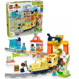 LEGO 10428 DUPLO My Town El Gran Tren Comunitario Interactivo - Juguete de Aprendizaje Temprano para 3 Años