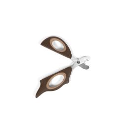 Gloria Cortauñas para Gato Ergonómico de Acero Inoxidable, Cizallas de Filo Duradero y Preciso para Cortes Seguros de Uñas