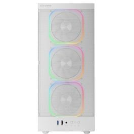 Mars gaming MCNEBULAW Caja Semitorre ATX Blanca Cristal Templado con 4 ventiladores ARGB Precio: 58.49999947. SKU: B17J2HJC8E