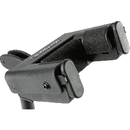 Quiklok Soporte Guitarra Universal Plegable con Cierre Automático Negro para Suelo de Acero - Altura Regulable 690-1030mm