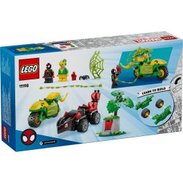 LEGO Spidey Juego de Construcción Duelo de Vehículos Dinosaurio de Spin y Electro para Niños y Niñas de 4+ años