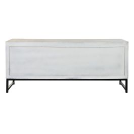 Mueble Tv Indio DKD Home Decor Blanco 40 x 55 x 130 cm