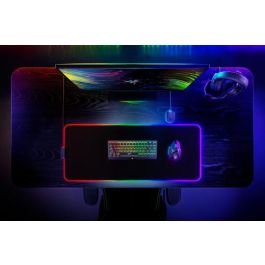 Razer Strider Chroma Alfombrilla de ratón para juegos Negro, RZ02-04490100-R3M1, Poliéster, Retroiluminación LED Multicolor