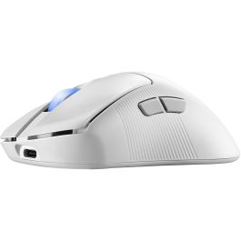 ASUS ROG Keris II Ace Wireless AimPoint White Ratón Gaming Inalámbrico 42000 DPI Bluetooth USB Type-A Blanco 90MP03N0-BMUA10