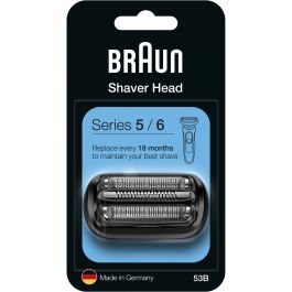 Braun 53B Cabezal de Afeitado Series 5 y 6 Recambio de Lámina y Bloque de Cuchillas